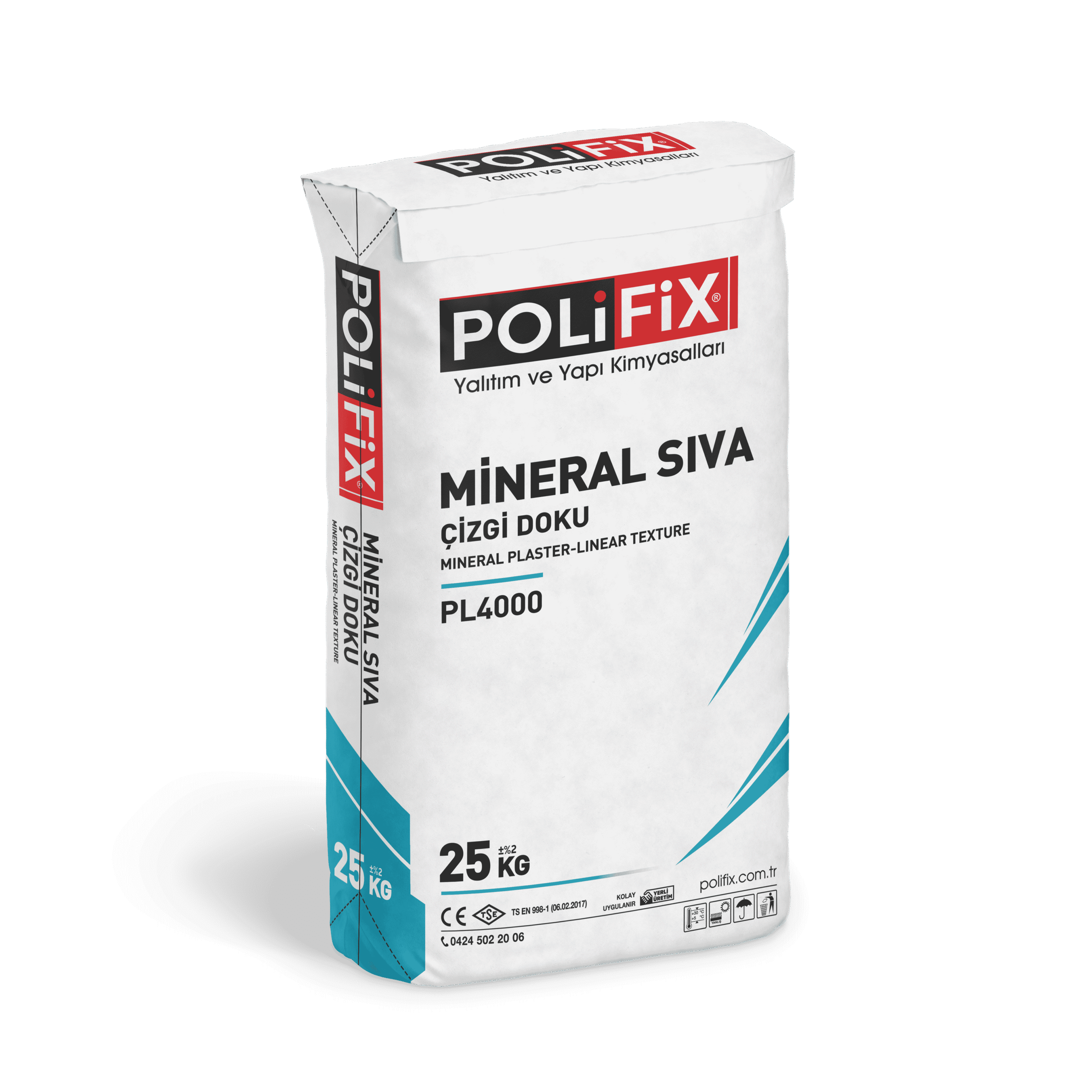 Polifix Çizgi Dokulu Dekoratif Sıva
